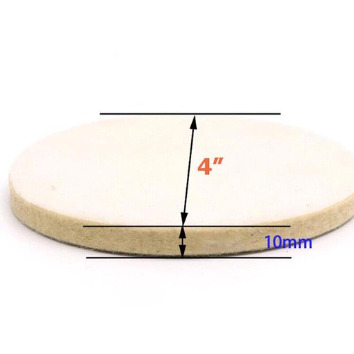 Buffing Wheels Polish Pad for Sander4" 5" Wool Felt Polishing Pad Grinding - Picture 5 of 8