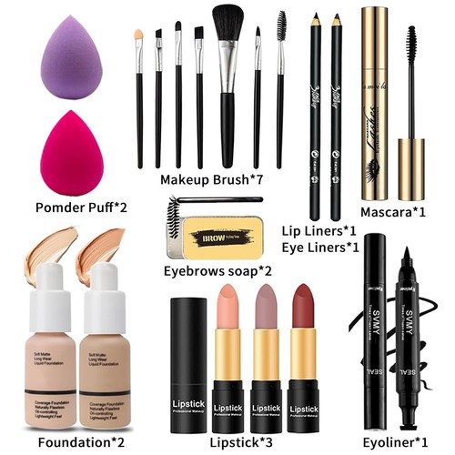 132 Color All In One Makeup For Women Full Kit,Professional A1-01 - Picture 3 of 7