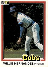 1981 Donruss #589 Willie Hernandez