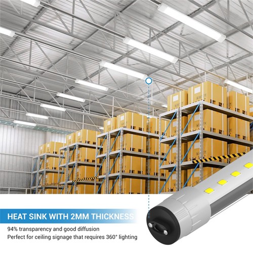 84" (7 ft.) T12/HO R17D Type A Plug & Play LED  Replacement for 100W F84T12/HO - Picture 5 of 12