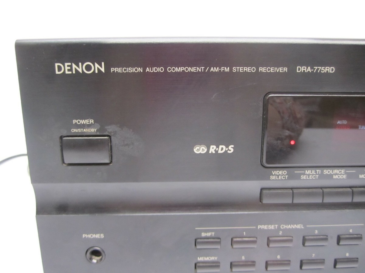 cool_best　DENON  AMP Denon Model DRA-775RD Precision Audio Component AM FM Stereo