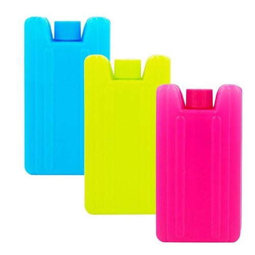 Milestone Camping 25160 Mini Ice Pack Cooler Blocks / Pack of 3 / Pink, Blue, / - Picture 3 of 4