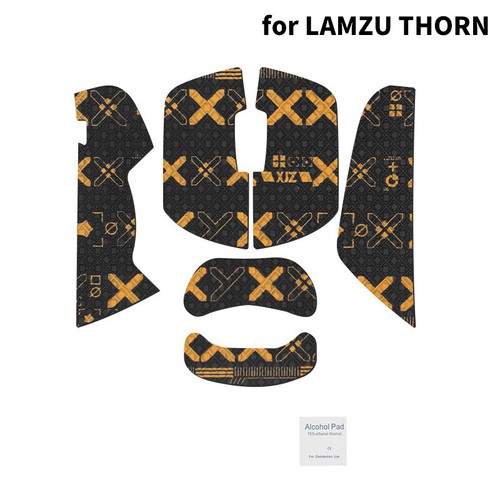 Non Slip Suck Sweat Mouse Grip Tape Skate Sticker For LAMZU THORN 4K Mouse _yi - Afbeelding 22 van 22