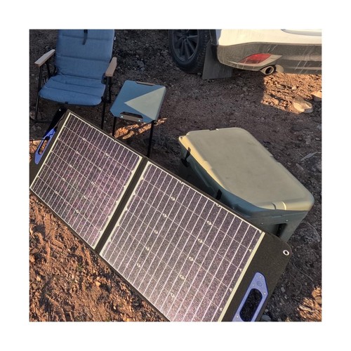 100 Watt Folding Portable Solar Panel- New Shade Stopper™ Tech: Output DOE - Picture 7 of 7