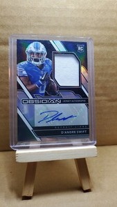 2020 Panini Obsidian D'Andre Swift #215 Rookie Patch Auto /150