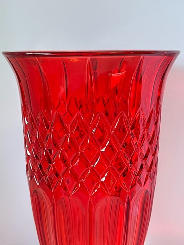 Waterford Marquis Shelton Cranberry Kristallvase 8 Zoll - Bild 7 von 13
