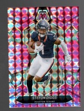 2024 Panini Mosaic Pink Camo Mosaic Prizm #87 Stefon Diggs