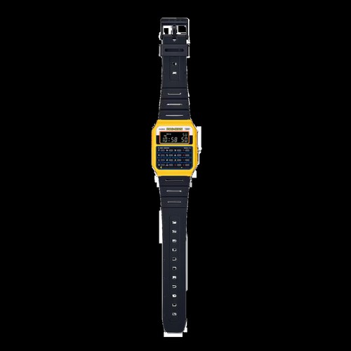 CASIO Vintage CA-53WPC-1B Rubber PAC-MAN Yellow Battery Watch - Picture 6 of 6