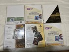 Lot Black White Scrapbook Pages 8 1/2 X 11 & Page Protectors