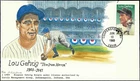 SAVOYSTAMPS -United States FDC-June 10th, 1989-Lou Gehrig- Jo Ann Bruce