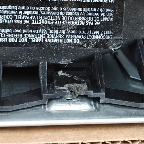 Broan AEW110 Invent Series Ventilation Fan Roomside Flex Series For Parts Only - Picture 12 of 13