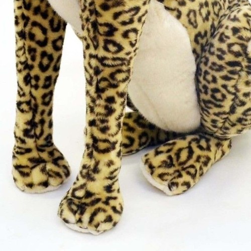 Aux Nations Plush Sitting Leopard-28"H - Picture 3 of 3