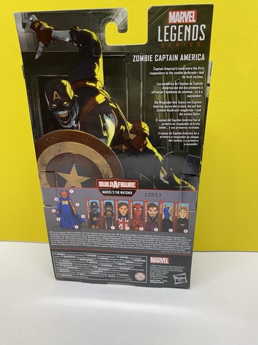 2021 Marvel Legends What If? ZOMBIE CAPTAIN AMERICA Watcher BAF - Picture 3 of 3
