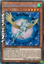 BESTIA CRISTALLO PEGASO ZAFFIRO (Speed Duel) SEGRETA • SGX1 ITF08 1Ed • YUGIOH!