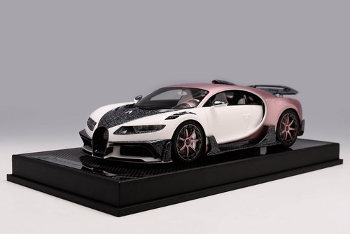 1/18 T&P Bugatti Chiron Mansory Centuria în White and Pink 99 pieces - Picture 3 of 10
