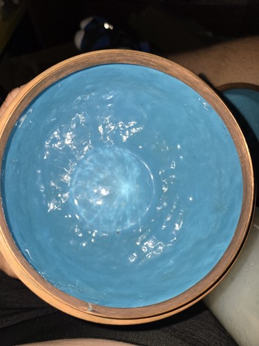 Authentic French Fabienne Jouvin Cloisonne Enameled Copper Covered Butterfly Jar - Bild 8 von 8