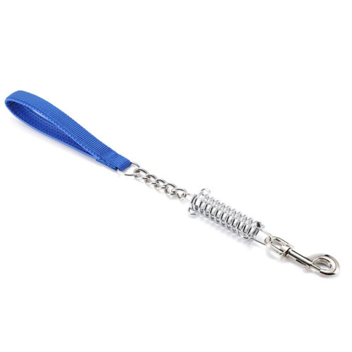 Heavy Duty Strong Metal Dog Chain Short Lead With Comfort Padded Handle 55cm - Picture 13 of 17