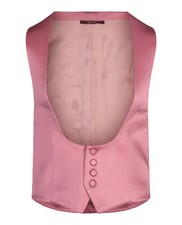 Gucci Mens Button-Up Satin Vest