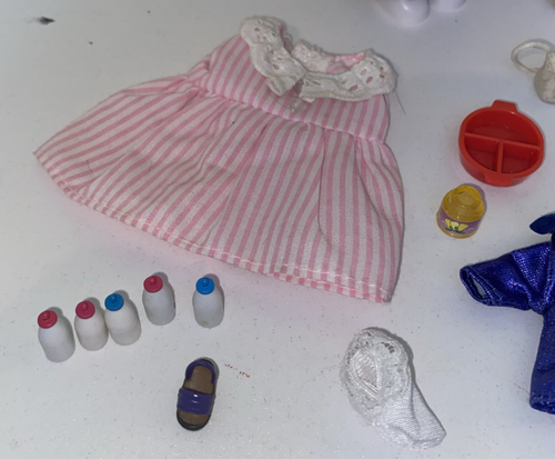 Steffi Love Doll Babies x 2 and vintage Baby Doll plus Accessories - Picture 8 of 20