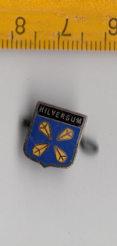 Vintage enamel COAT OF ARMS brooch NETHERLANDS pin badges 1960s City Logo - Picture 13 of 39