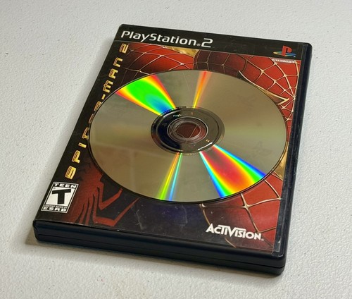 Spider-Man 2 (Sony PlayStation 2 2005) Probado, CIB, Etiqueta Negra - Imagen 5 de 10