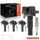 A-Premium 4x Ignition Coil &4x Iridium Spark Plug Kits for Subaru Impreza Legacy