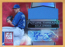 Kyle Zimmer 2015 Elite Future Threads Signatures #23 /299