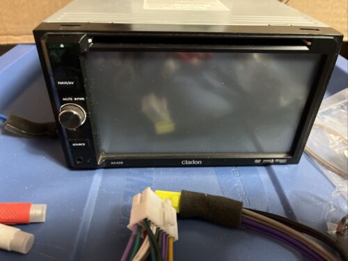 Clarion NX409 Multimedia GPS CD DVD Bluetooth Sirus XM w/ wiring - Picture 4 of 11