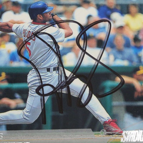 2002 Topps Stadium Club Albert Pujols Signed #65 Auto JSA COA ZJ17425 - Picture 2 of 4