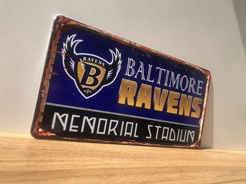 Metal sign Baltimore Ravens vintage Baltimore Ravens wall art stadium Ravens - Picture 2 of 10