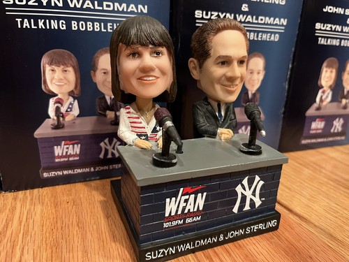 John Sterling Suzyn Waldman WFAN New York Yankees SGA Talking Bobblehead 8/19/22 - Picture 4 of 12