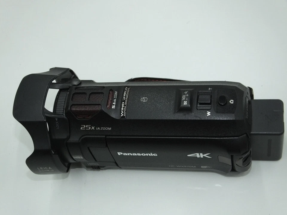 Panasonic Black Hc-Wx970M-K 4K Video Camera Wx970M AC adapter shoe adapter 64GB - Image 2 of 4