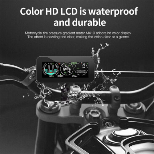 Motocicleta 3 en 1 LCD Digital HUD GPS Velocímetro Tacómetro Medidor de Pendiente TPMS - Imagen 5 de 12