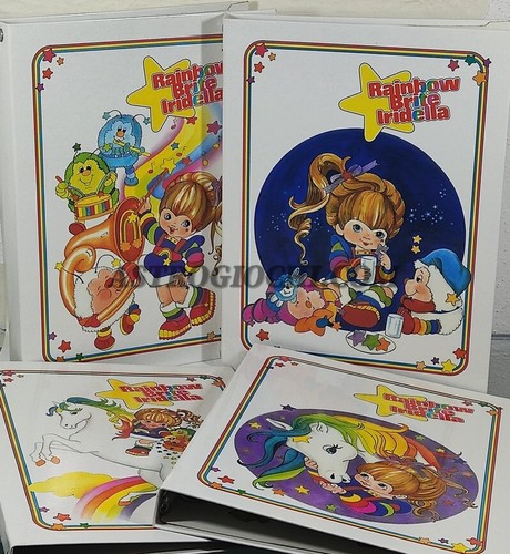 RAINBOW BRITE NOTEBOOK QUADERNO ANELLI A5 CARTOLERIA HALLMARK VINTAGE 1984 NUOVO - Picture 6 of 6
