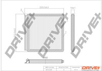 Dr!ve+ DP1110.12.0008 Filter, Innenraumluft FüR CitroËN, Peugeot