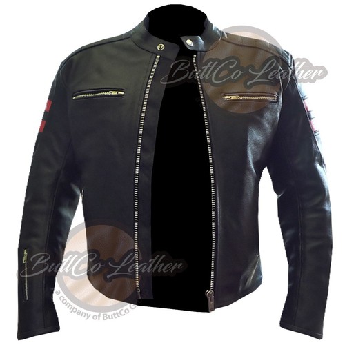 GENUINE COW LEATHER JACKET. Motorcycle Coat. Motorbike Armour Biker Racing Gear - Picture 69 of 96