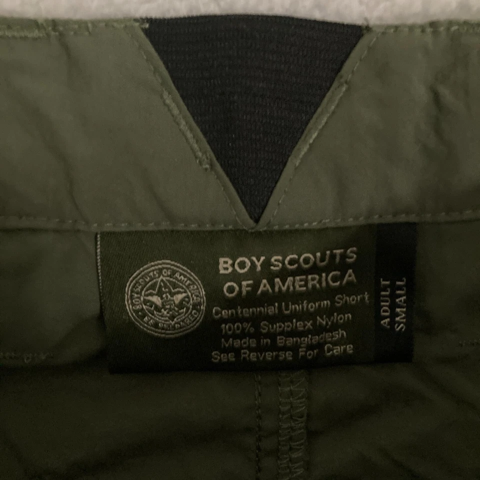 Boy Scouts Of America Centennial Uniform Cargo Shorts Adult Small Nylon BSA - Image 3 of 4
