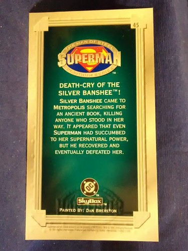 1994 Superman PREMIUM Collector's Edition BASE Trading Cards U-Pick-1 Widevision - Picture 50 of 100