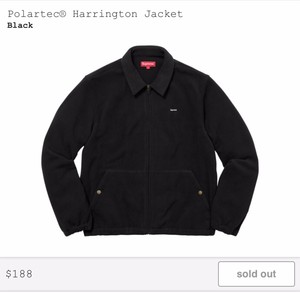 supreme polartec harrington jacket