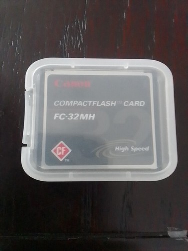 Canon 32MB FC-32MH CF Compact Flash Camera Memory Card - Photo 3 sur 3