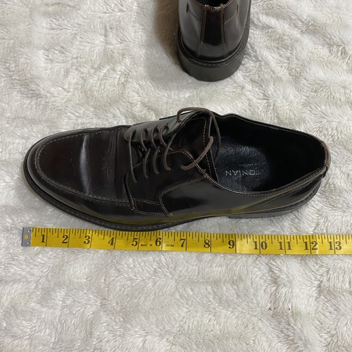 Bostonian 22762 Men's Black/Brown Leather Lace Up Derby Dress Shoes Size US 11M - Picture 7 of 9