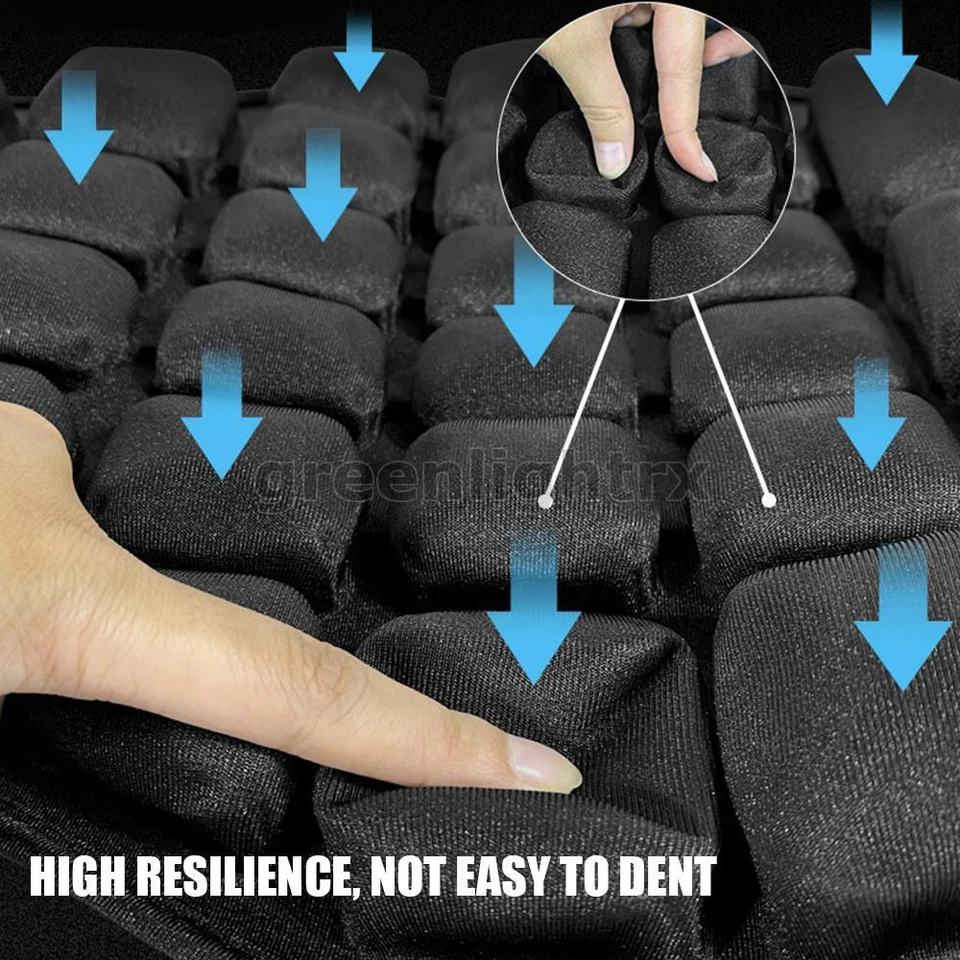 Cojín de asiento de motocicleta Almohada Almohadilla de aire Cubierta de sillín Alivio de presión Universal Foto 3 de 4