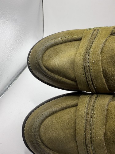 Hush Puppies Leather Loafer Pumps Womens US 6 Olive Green Carrington - Picture 11 of 14
