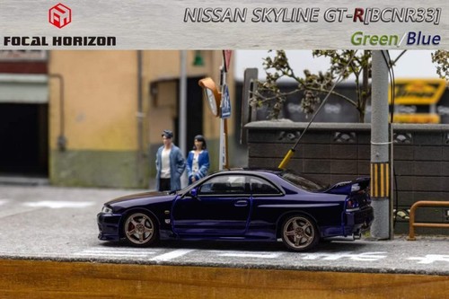 NISSAN Skyline GT-R (R33) - darkblue metallic - Focal Horizon 1:64 - Picture 3 of 6