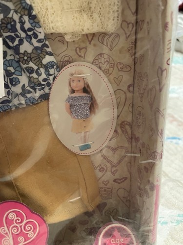 Our Generation Retro Collection FLOWER POWER Fashion Outfit for 18" Dolls NIB - Picture 2 of 9