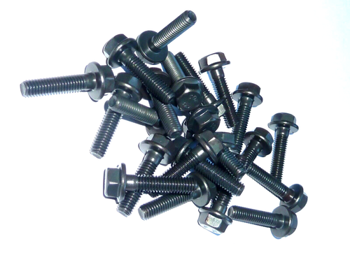 TORNILLOS CON BRIDA HEXAGONAL M6x25 acero de alta resistencia grado 10:9 brida hexagonal din 6921 - Imagen 2 de 9
