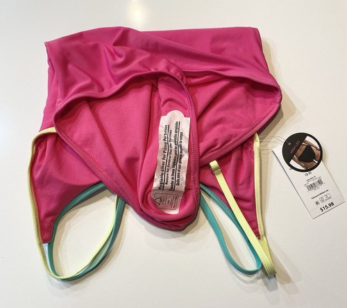 NO BOUNDARIES Womens Radiant Fuchsia Swim Bathing Suit Size Small (3-5) New - Picture 5 of 7