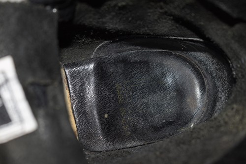 Y2K FRYE Grueso Puntera Cuadrada Cuero Combate MOTO Botines con Cordones Para Mujer Talla 6.5 - Imagen 5 de 5