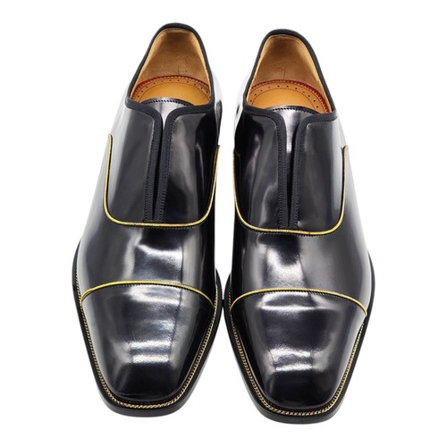 Christian Louboutin Alpha Male Patent Leather Oxford Shoes Black EU 44 US 11 - Picture 2 of 10