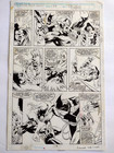 Original Comic Art ~ Avengers West Coast # 78 ~ U.S. Agent ~ All Action !